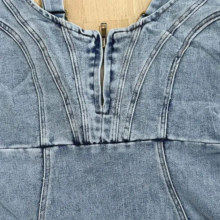 Anna™ | Denim dress with adjustable straps