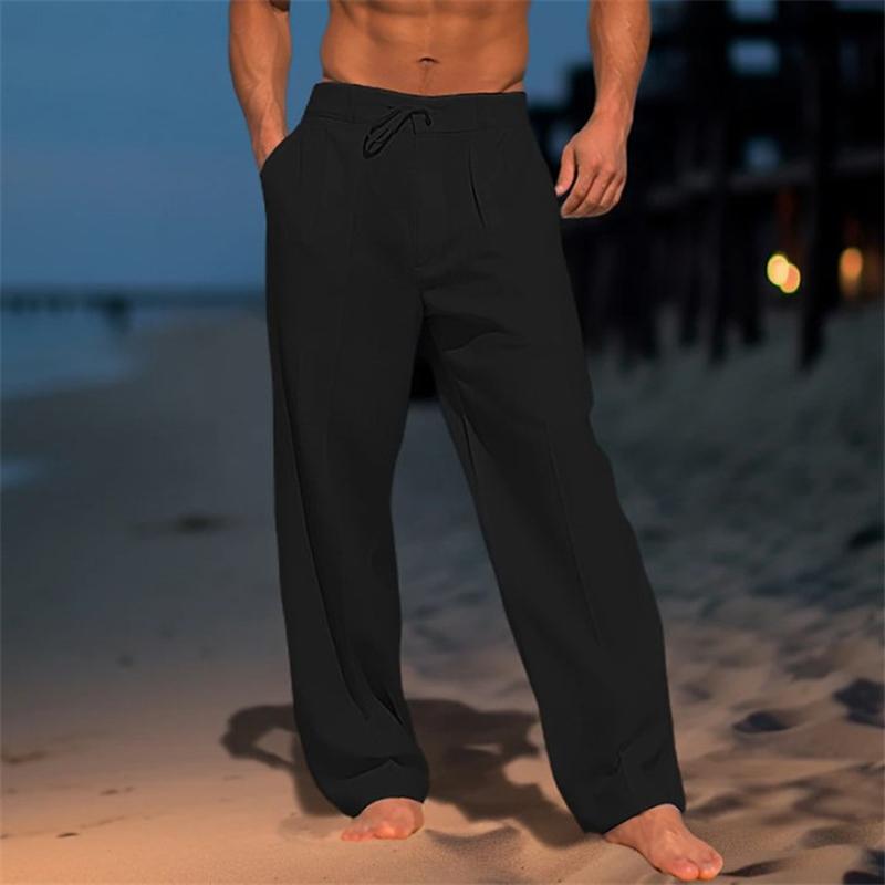 Andrei™ | Plain Linen Trousers