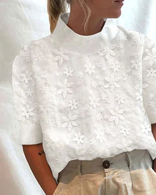 Doutzen™ | White Embroidered Blouse
