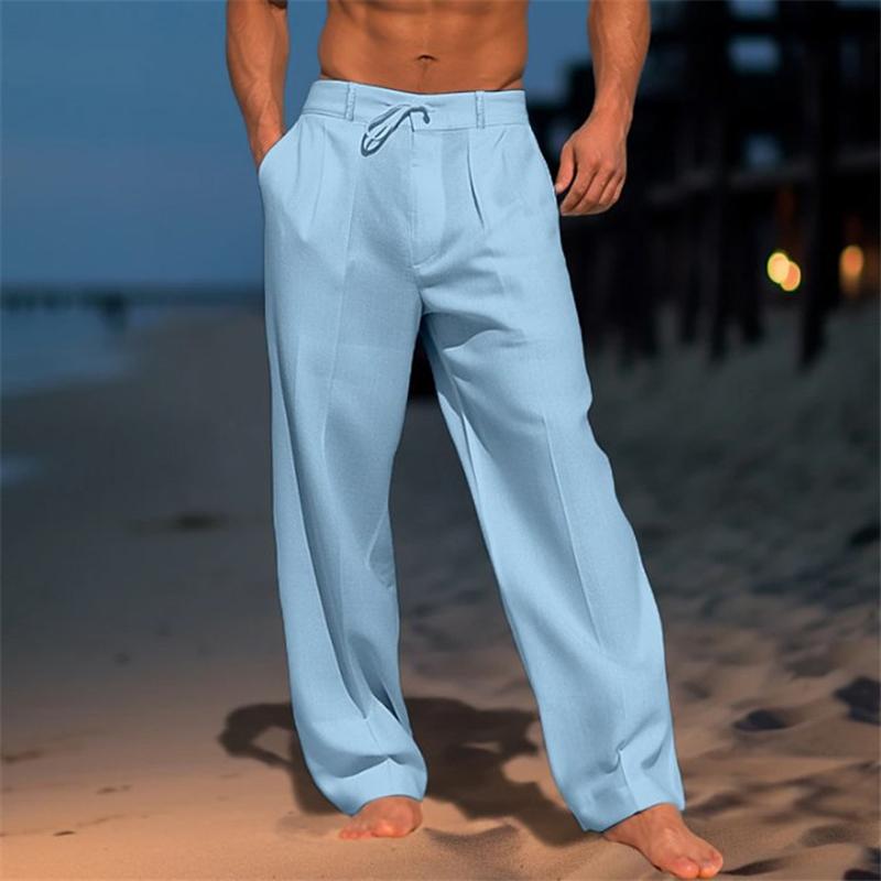 Andrei™ | Plain Linen Trousers